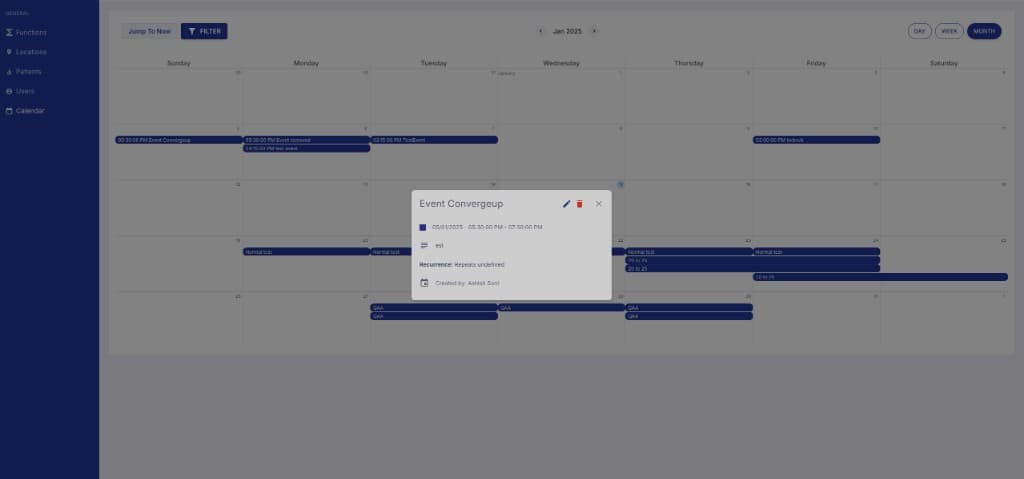 Xntral product interface